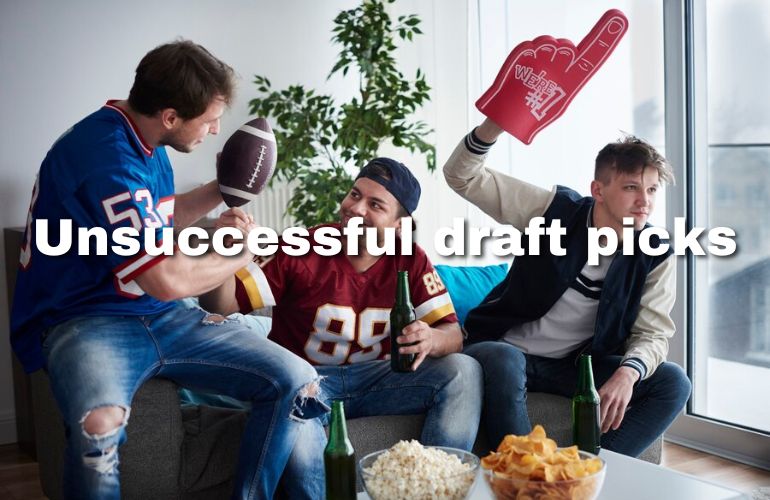Unsuccessful draft picks