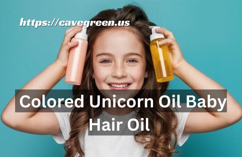 Colored Unicorn Oil Baby Hair Oil